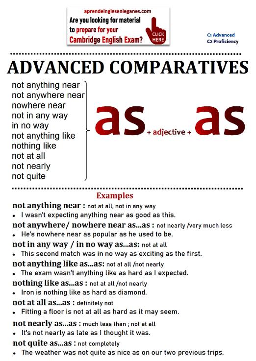 Advanced Comparative Structures 1