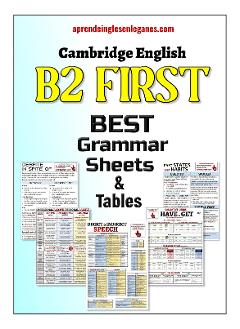 B2 First - Best Grammar Sheets & Tables